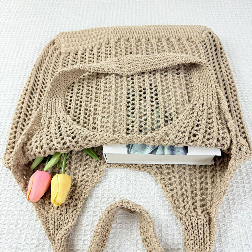 Large Crocheted Tote Bag