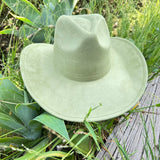 Best seller !!  Fashion Vegan suede  cowboy hat