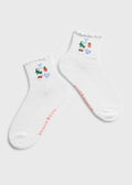 Florida Icons Ruffle Sock