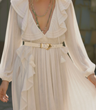 Skinny Suede Belt with Chubby Buckle