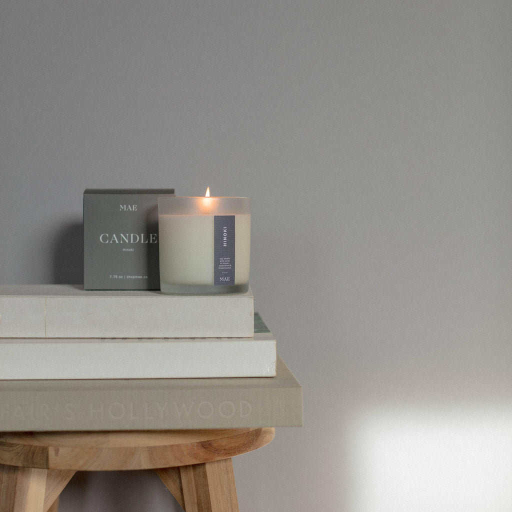 Hinoki Candle - 100% Soy and Essential Oils (Hand Poured)