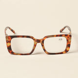 Women's Tortoise Rectangle Reading Glasses