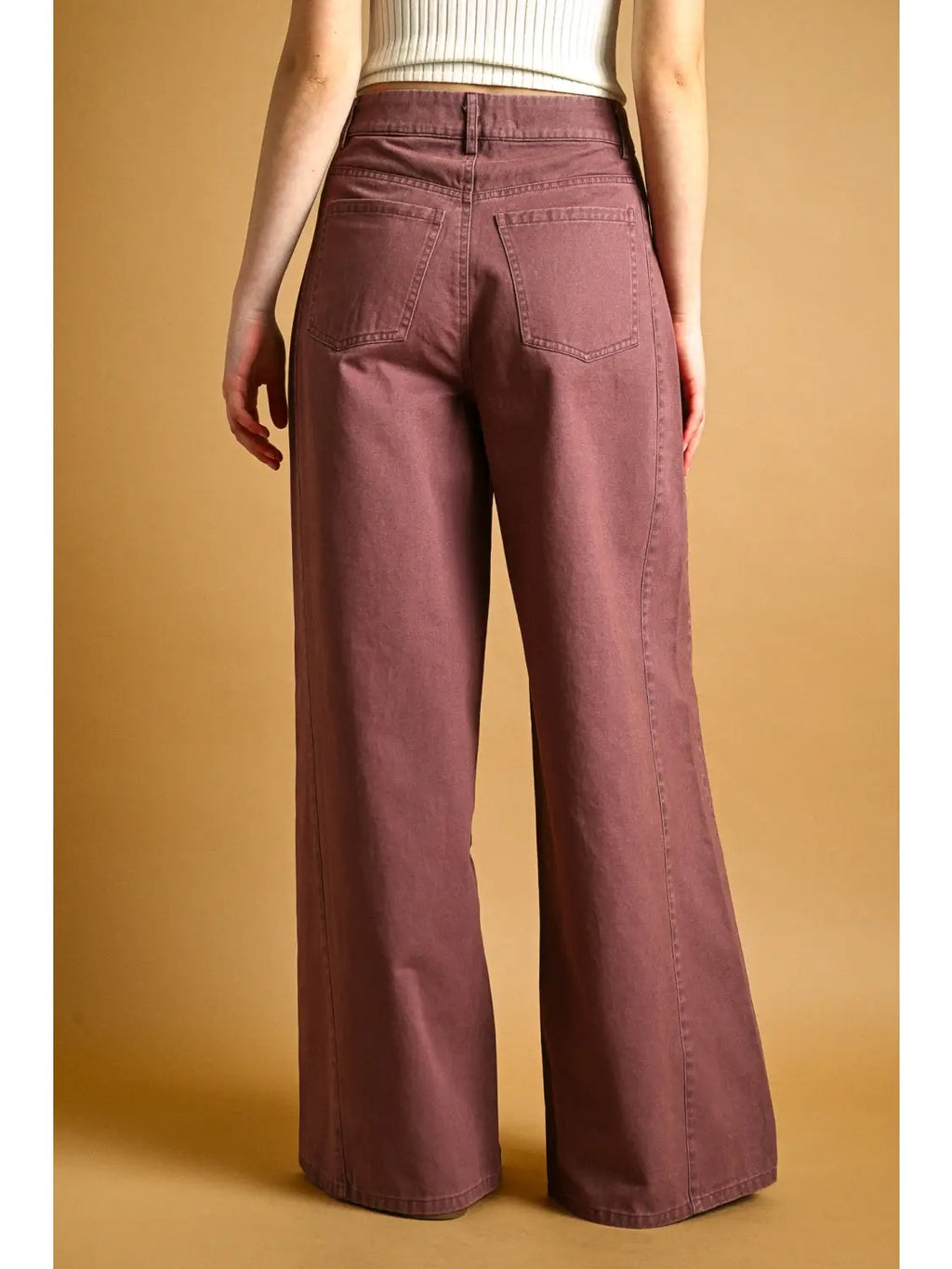 Sydney Washed Color Wide Leg Pants