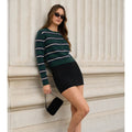Jane Multi-Color Striped Button Down Cardigan
