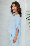 Bella Gauze Poncho Top