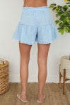 Cindy Tiered Linen Shorts