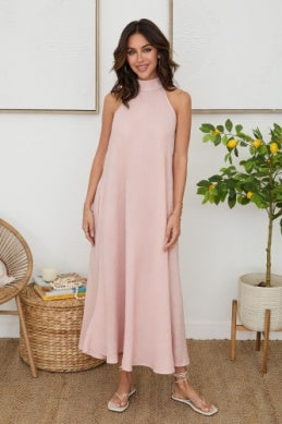 Kiara Maxi Linen Dress