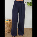 Harbor Pleated Wide Leg Trousers