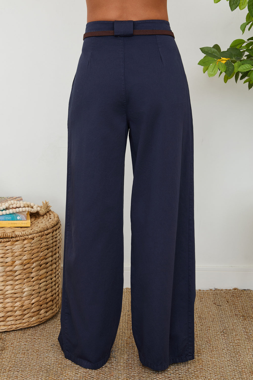 Harbor Pleated Wide Leg Trousers
