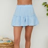 Cindy Tiered Linen Shorts