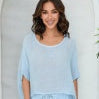 Bella Gauze Poncho Top