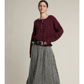 Ramona Button Detail Knit Sweater